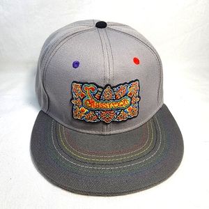 Grassroots Hat/Fitted Multi-Colored Trippy Visuals Layout